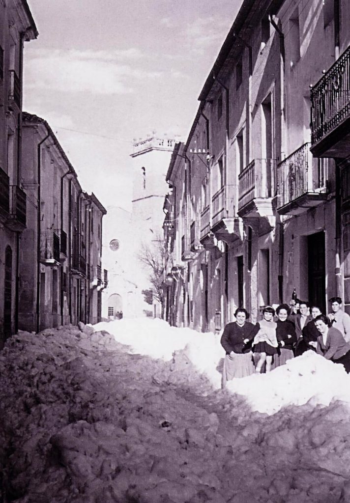 castalla, carrer major nevat