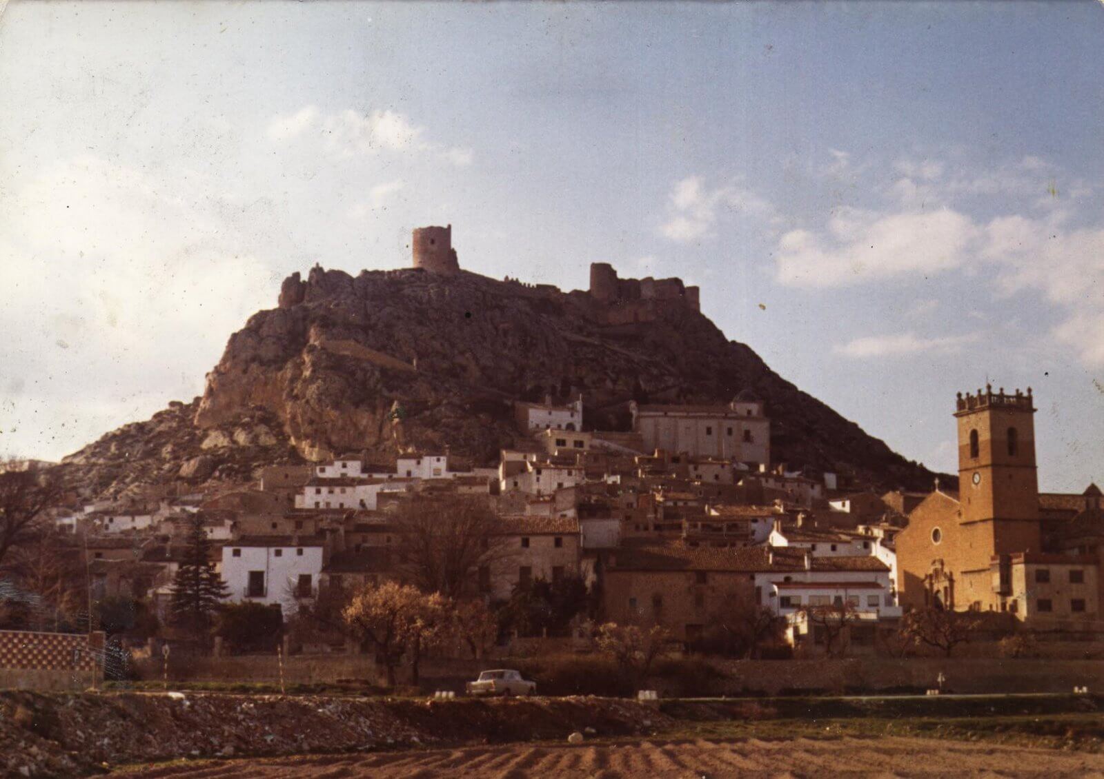 carretera d'Onil anys 70
