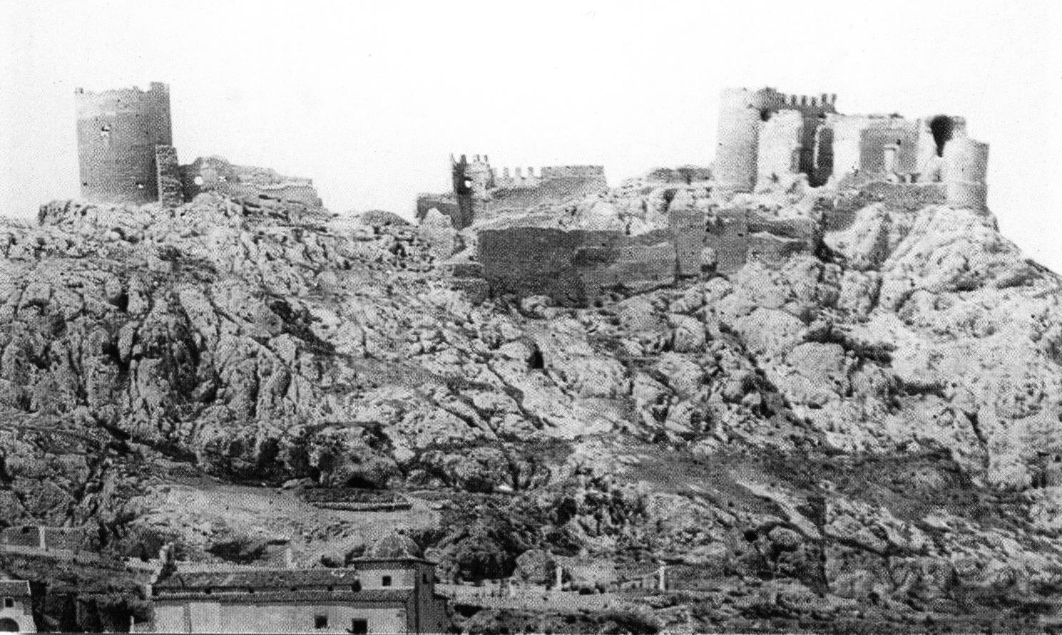castell de Castalla en 1888