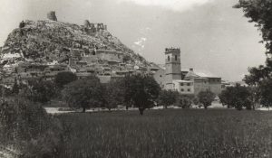 panoramica castell i esglesia any 1956